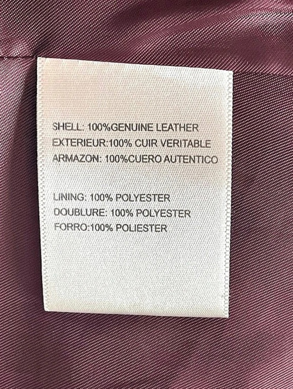 Liz Claiborne Black Genuine Leather Button Front Jacket — Women’s Medium - Picture 9 of 10